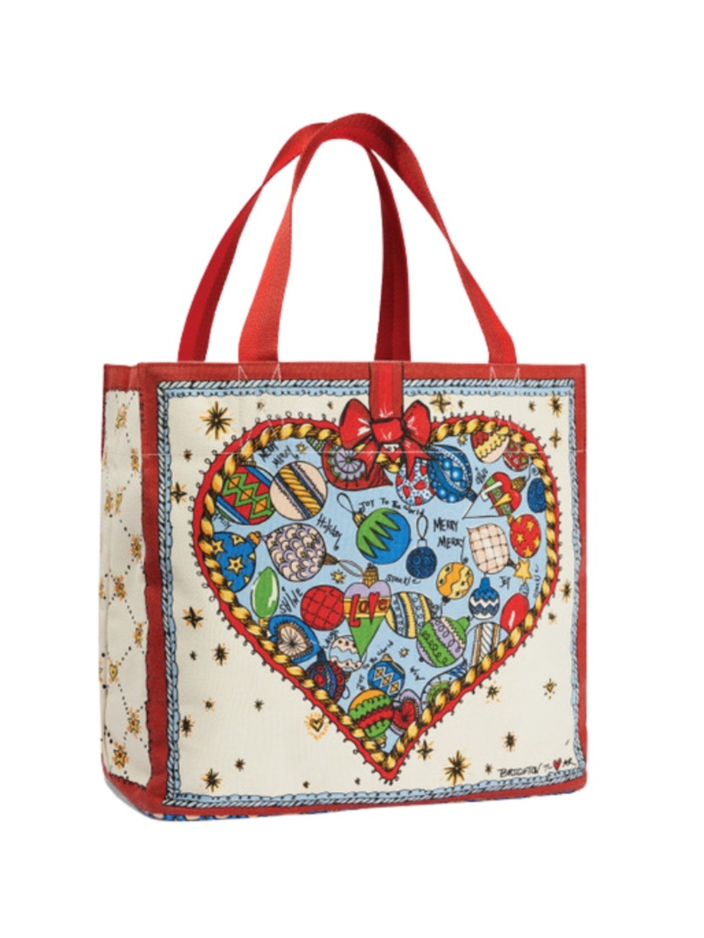BRIGHTON CELEBRATE HOLIDAY MULTICOLOR TOTE NIB